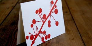 (SOLD OUT) Red Berries Stationery